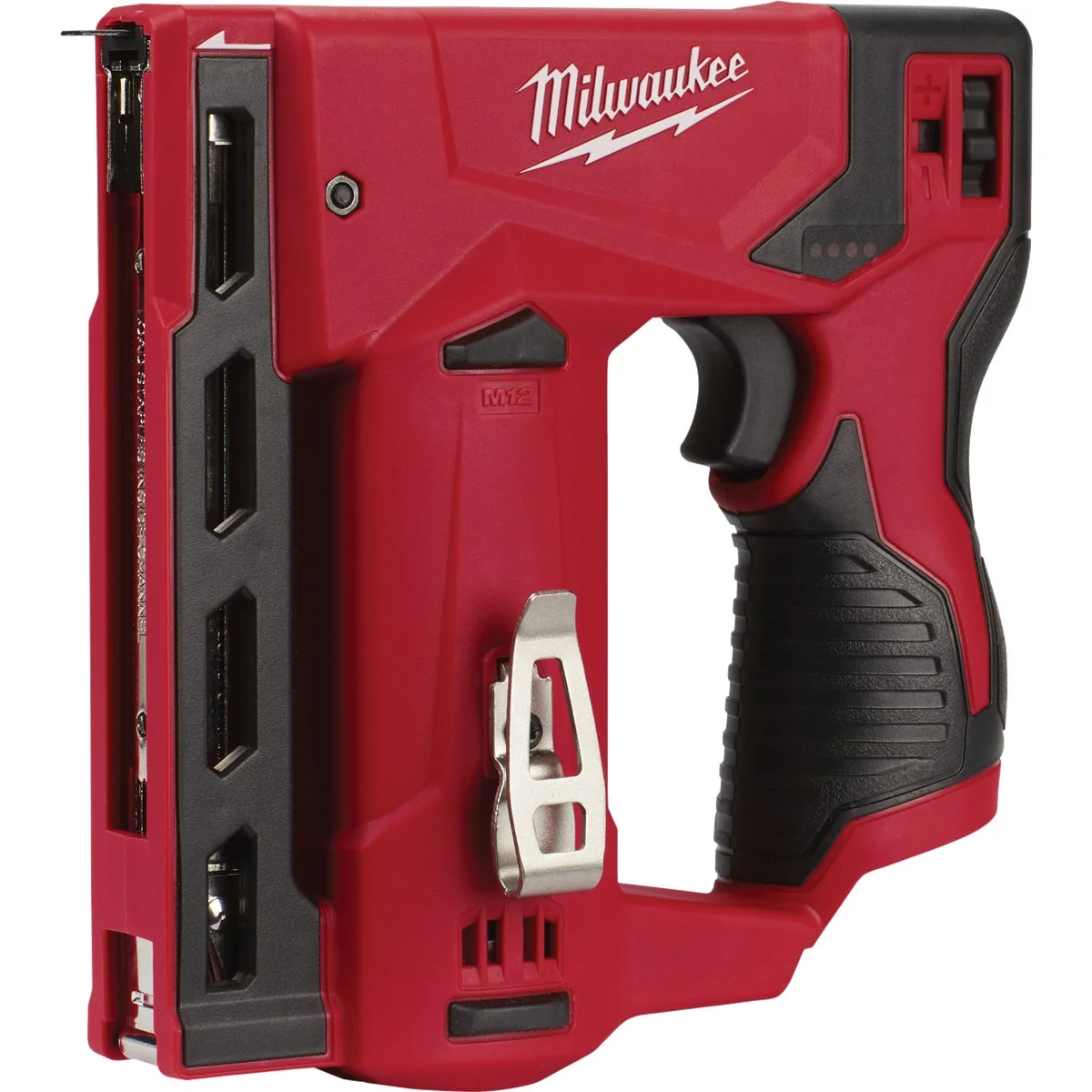 Eco-Friendly Milwaukee M12 12 Volt Lithium-Ion 3 8 In. Crown Cordless Finish Stapler Bare Tool Pure