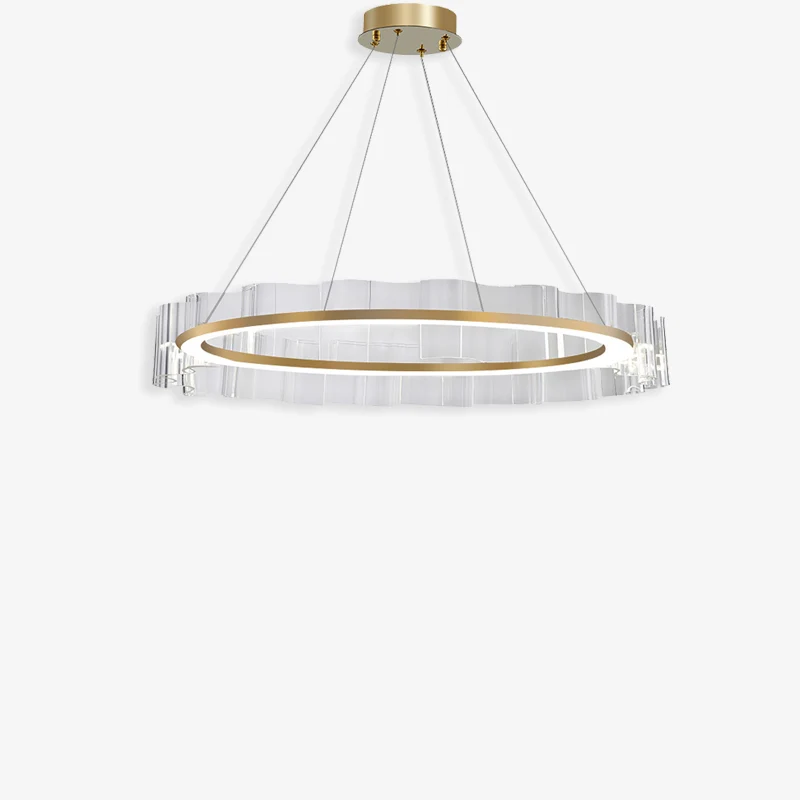 Contemporary Creatieve ringkroonluchter Smooth