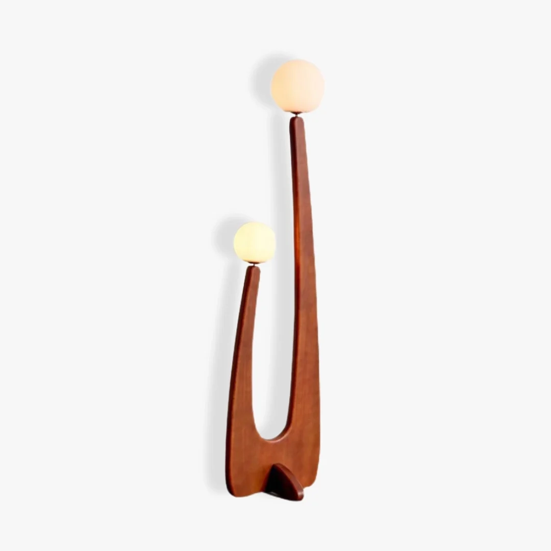 Eco-Friendly Dubbele bal vloerlamp Sophisticated