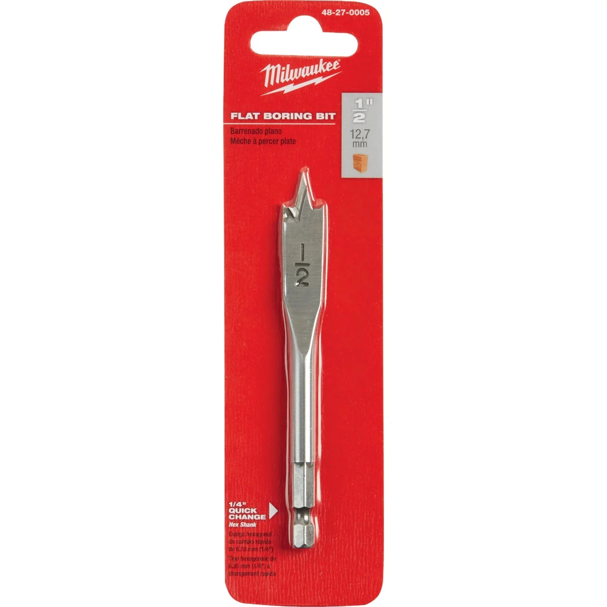 Refined Milwaukee 1 2 In. x 4-1 2 In. Spade Bit Practical