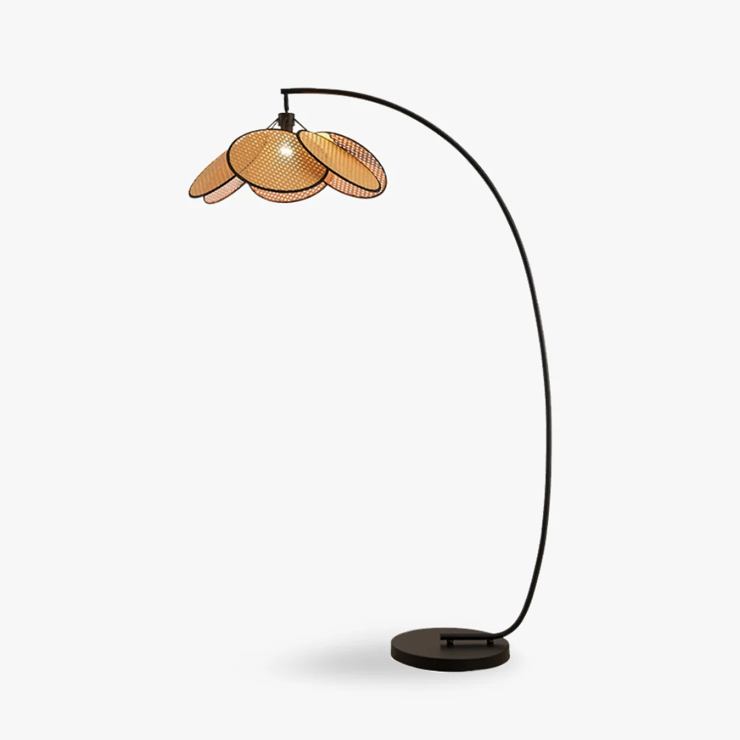 Detailed Gevlochten bloemblaadjes vloerlamp Exceptional
