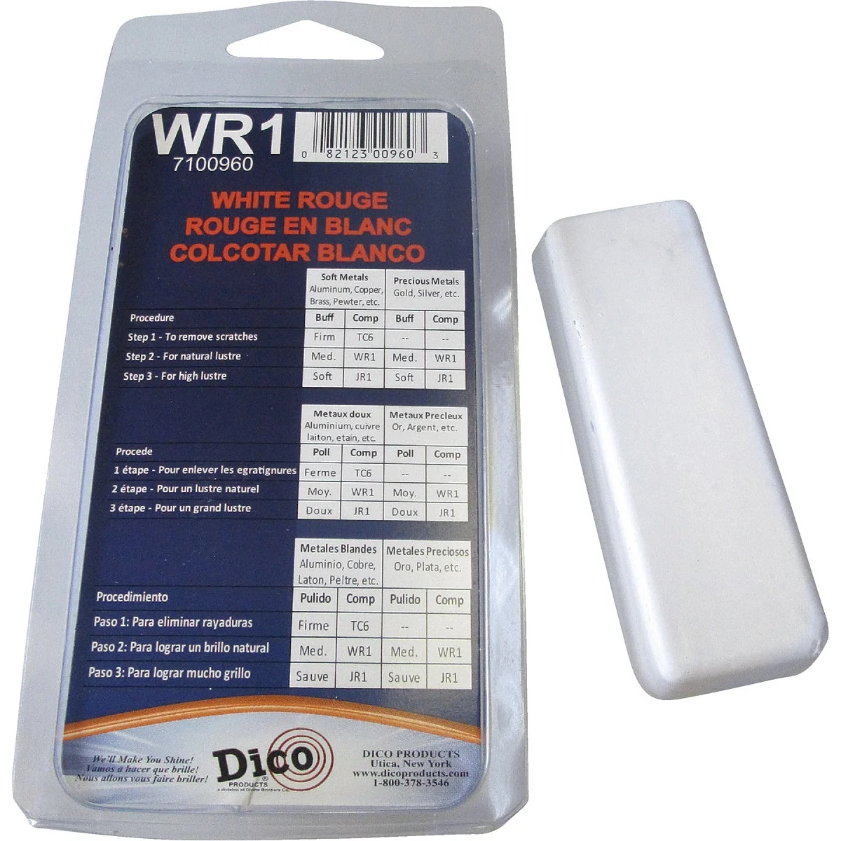 Smooth Dico White-Rouge 4 Oz.Buffing Compound Prestigious