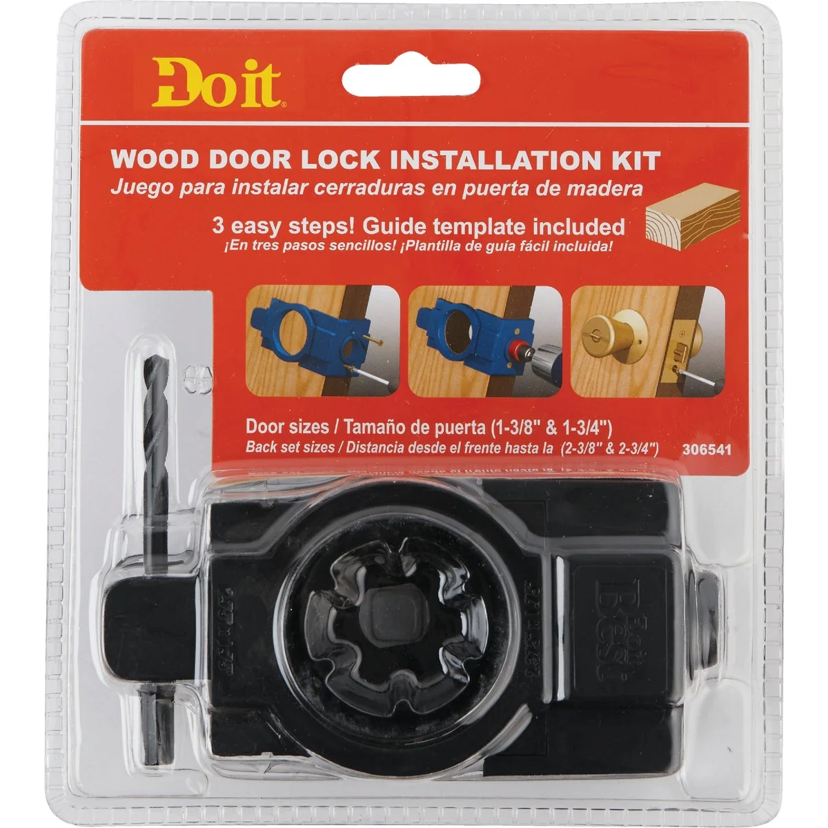Quality Do it Carbon Door Lock Installation Kit for Wood or Composite Doors Crafted