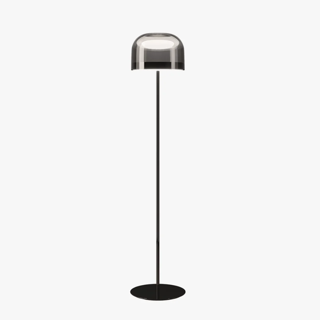 Elegant Italiaanse glazen vloerlamp Solid