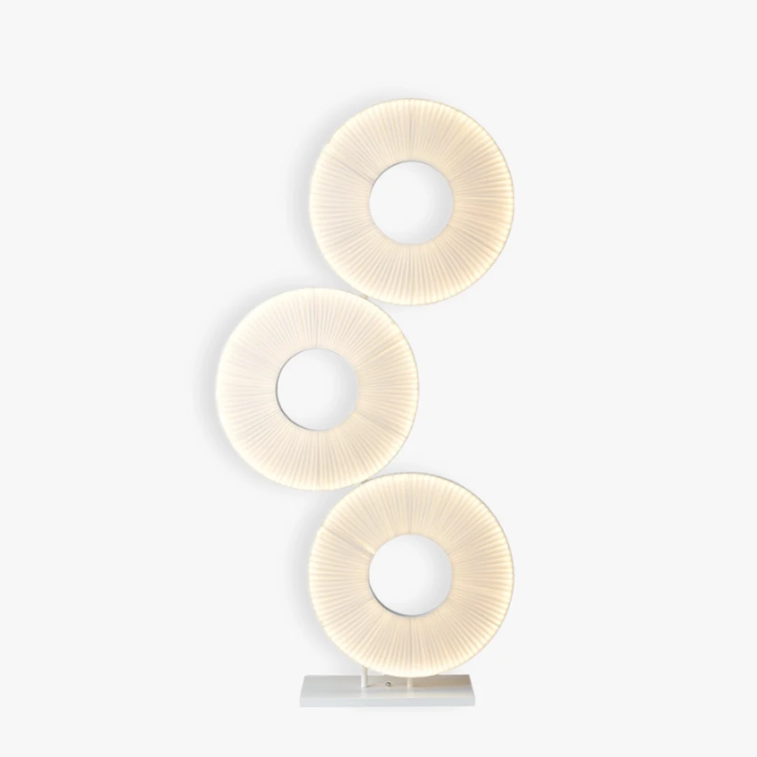 Fine Europese vloerlamp met drie ringen Excellent