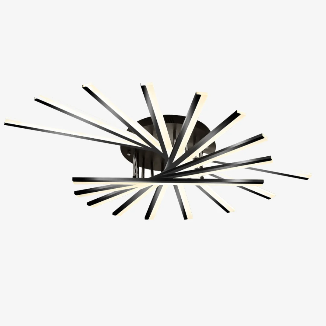 Practical Scandinavische plafondlamp met meerdere lijnen Secure
