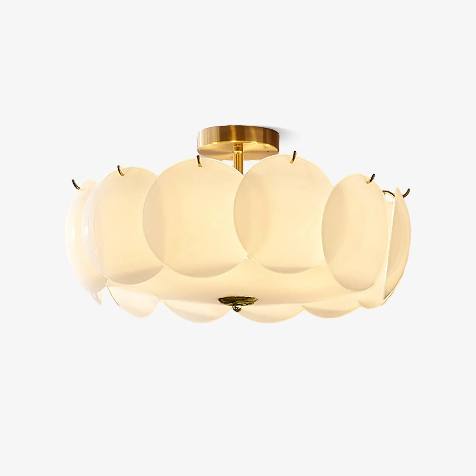 Official Pembridge crèmekleurige plafondlamp Sustainable
