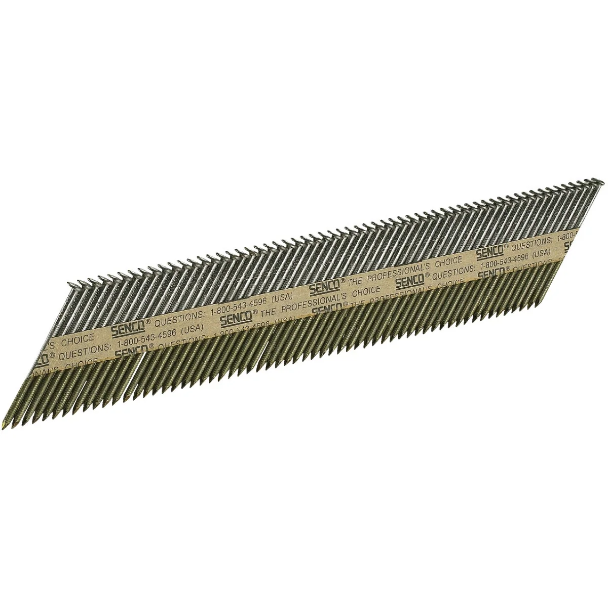 Effective Senco ProHead 34 Degree Paper Tape Hot-Dipped Galvanized Clipped Head Framing Stick Nail 3 In. x .120 In. 2500 Ct. Outstanding