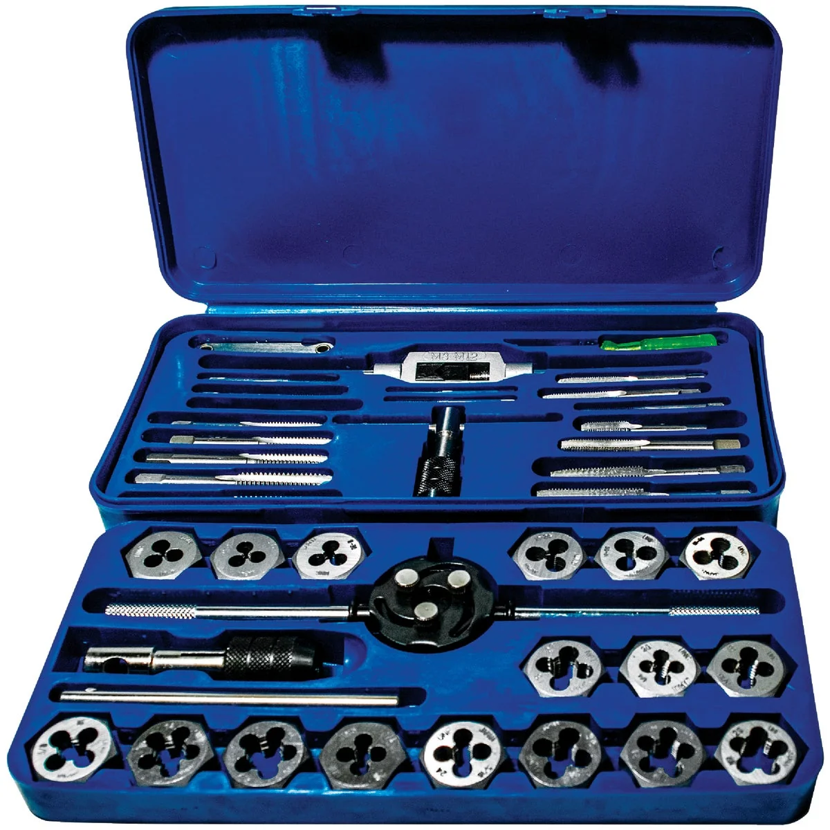 Reliable Century Drill Tool Tap and Die Fractional Set 40-Piece Fine Crafted