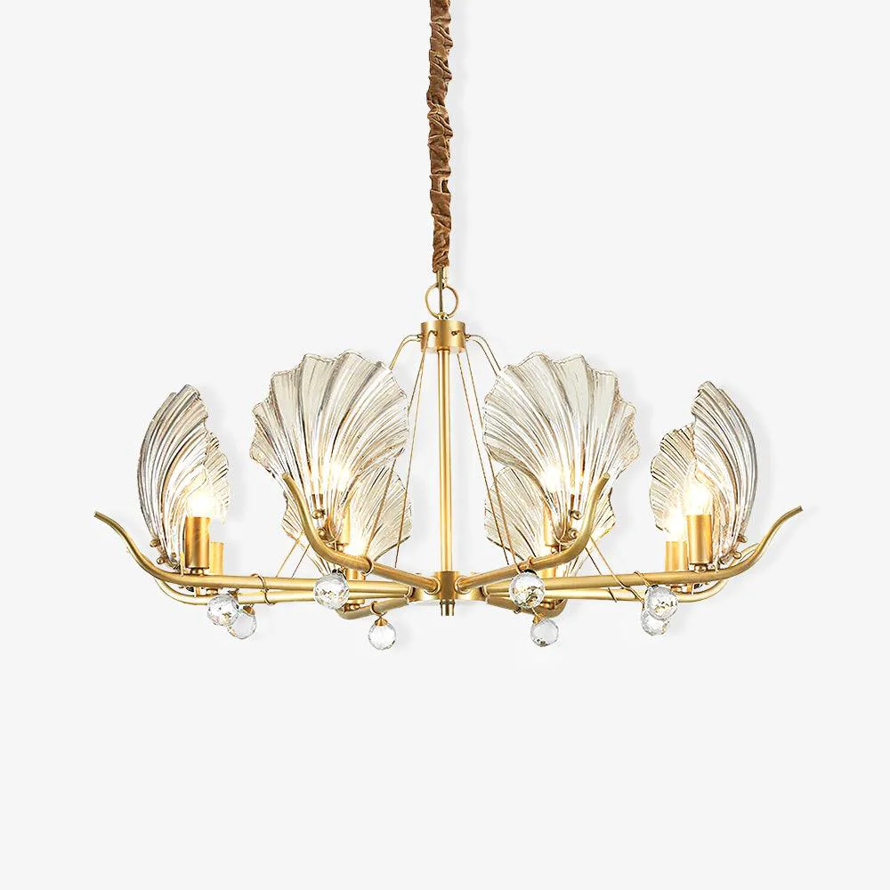 Easy-to-Use Moderne schelpglazen kroonluchter Versatile