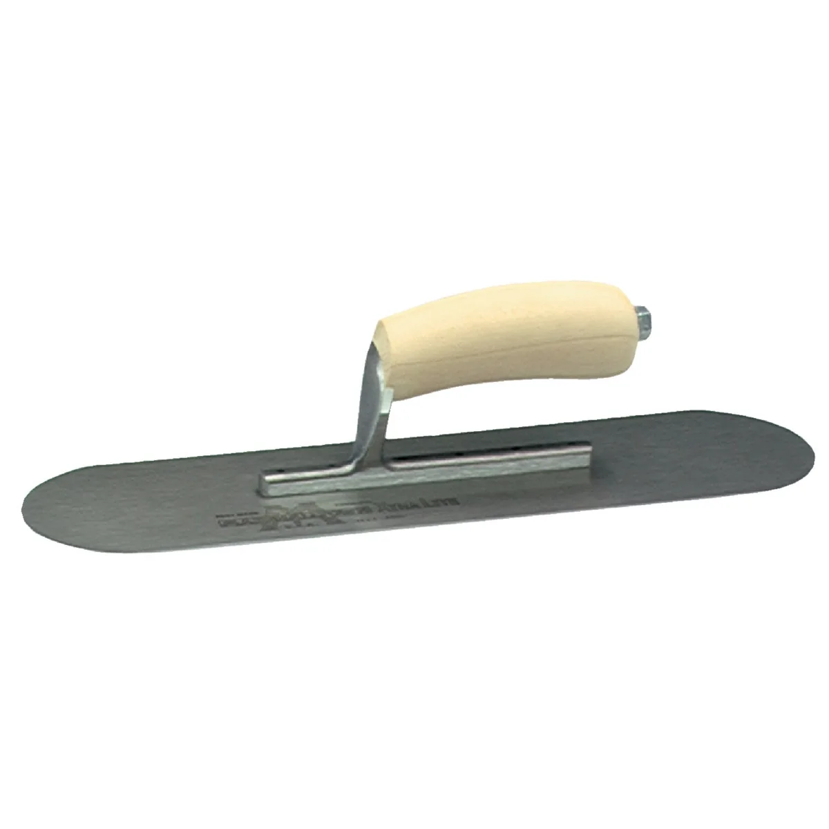 Quality Marshalltown 4 In. x 14 In. Pool Trowel with Rounded Corners and Wood California Handle Carefully Designed