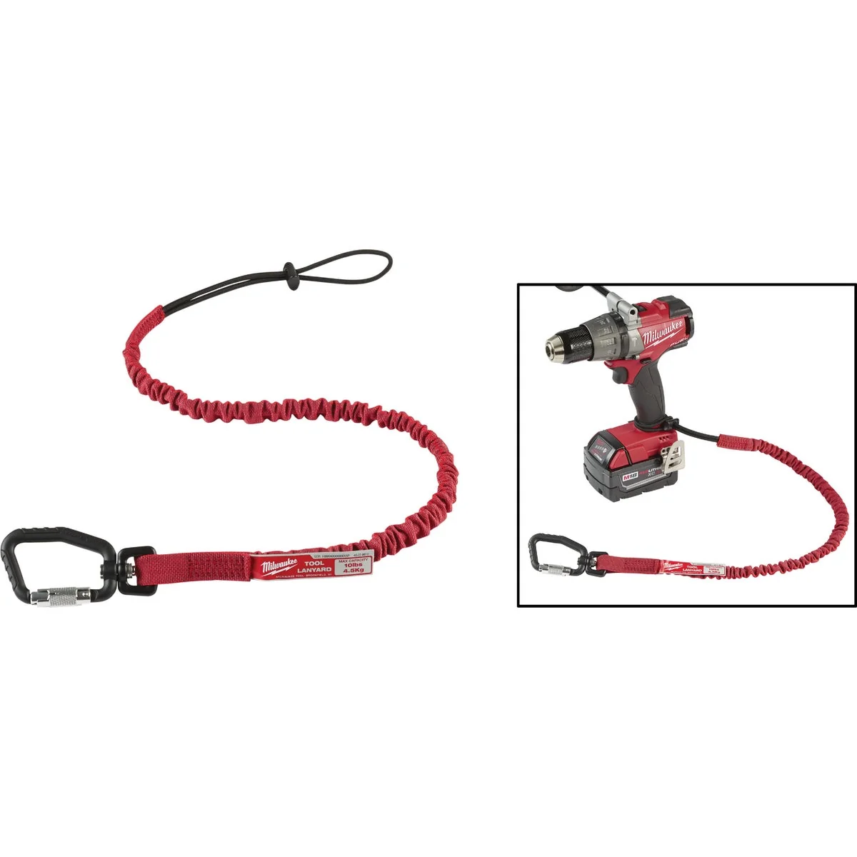Easy-to-Use Milwaukee 10 Lb. Locking Tool Lanyard High-Quality
