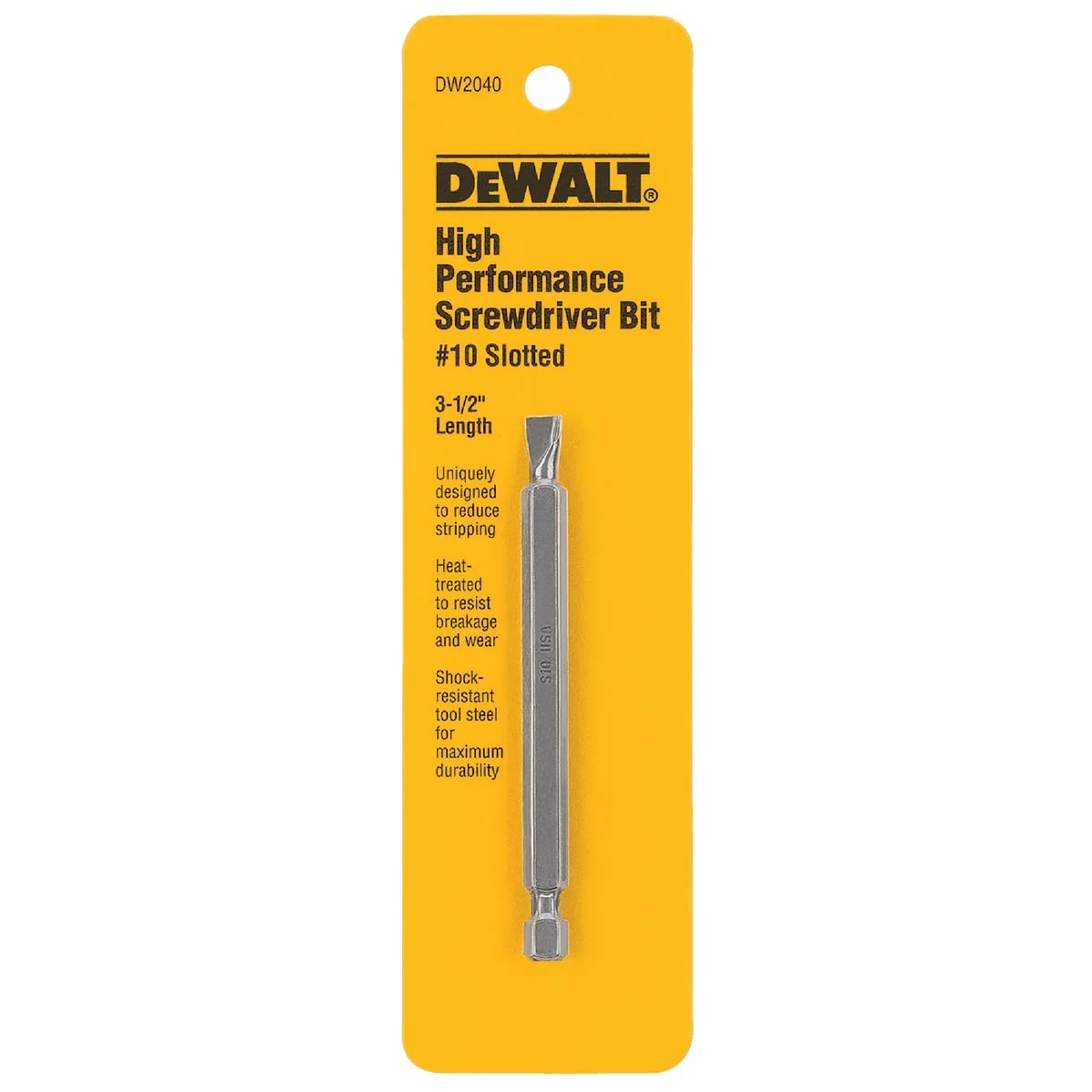 Outstanding DeWalt Slotted 10 3-1 2 In. 1 4 In. Power Screwdriver Bit Proven