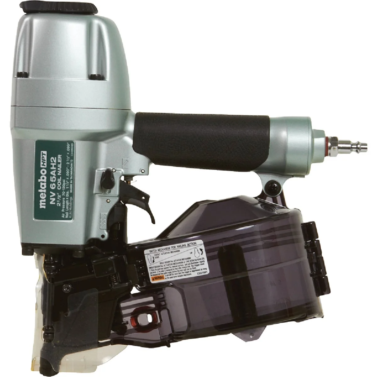 Reliable Metabo HPT 16 Degree 2-1 2 In. Coil Siding Nailer Lightweight