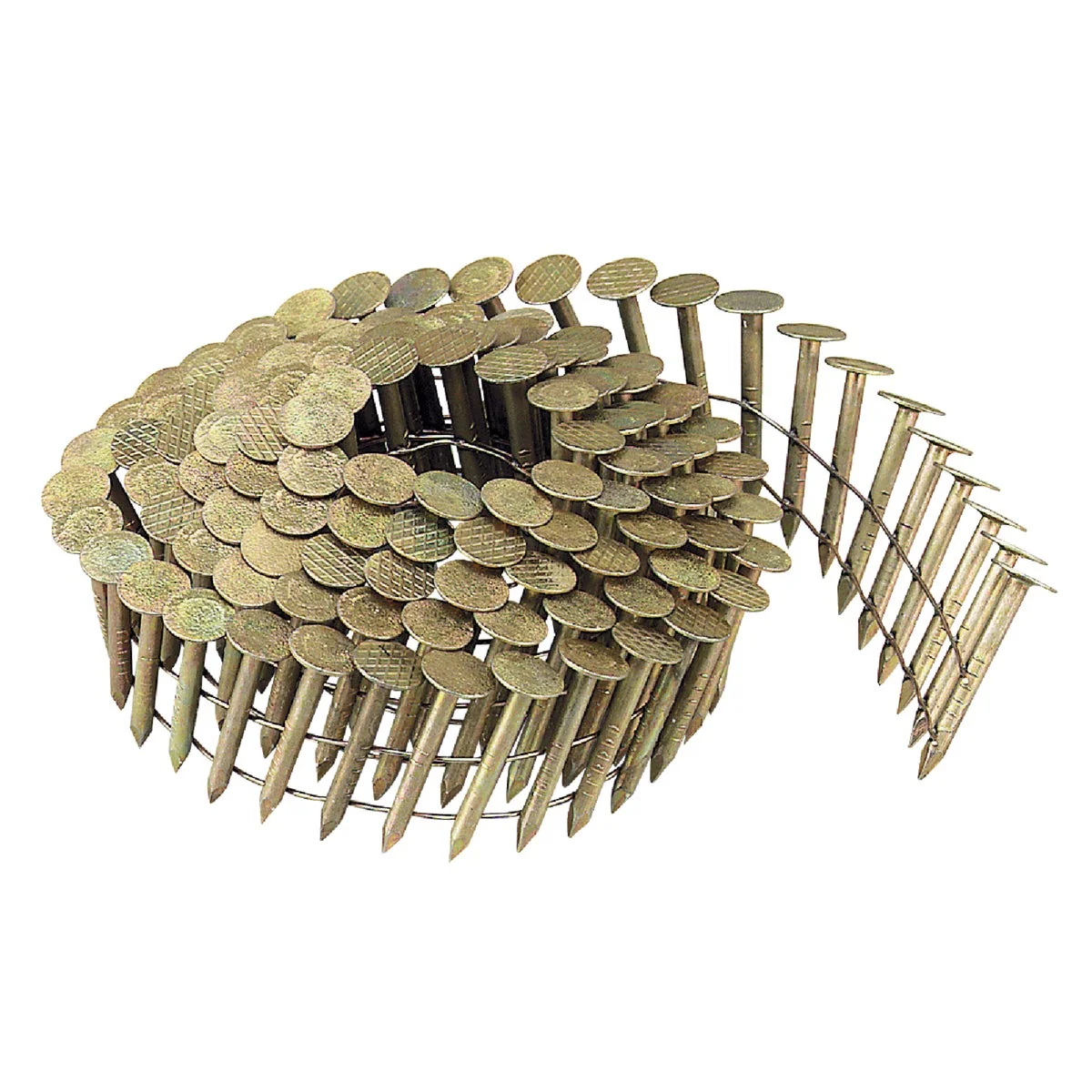 High-Grade Bostitch 15 Degree Wire Weld Galvanized Coil Roofing Nail 1 In. x .120 In. 7200 Ct. Certified