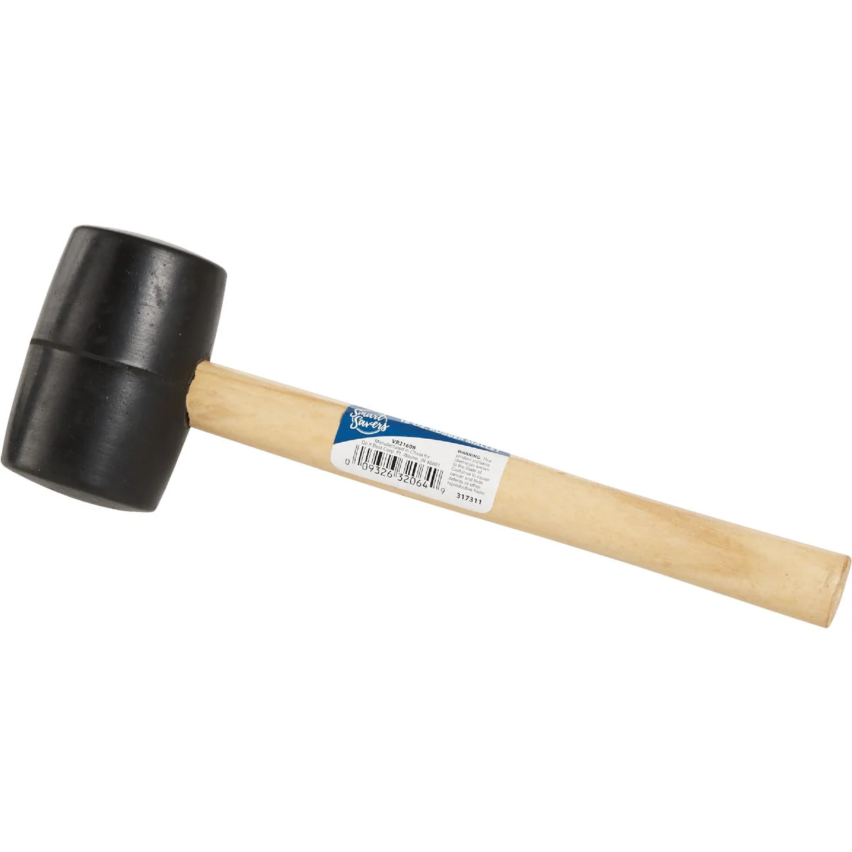 First-Class Smart Savers 16 Oz. Rubber Mallet with Wood Handle Advanced