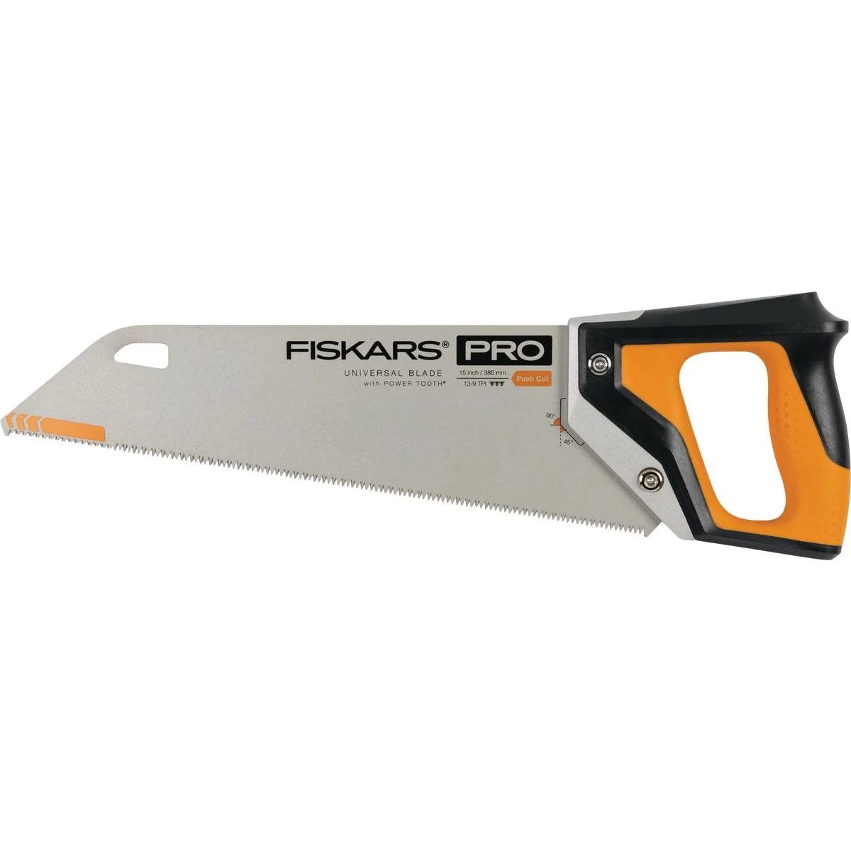 Organic Fiskars Pro POWER TOOTH 15 In. L Blade Metal Handle Hand Saw with Sheath Long-Lasting