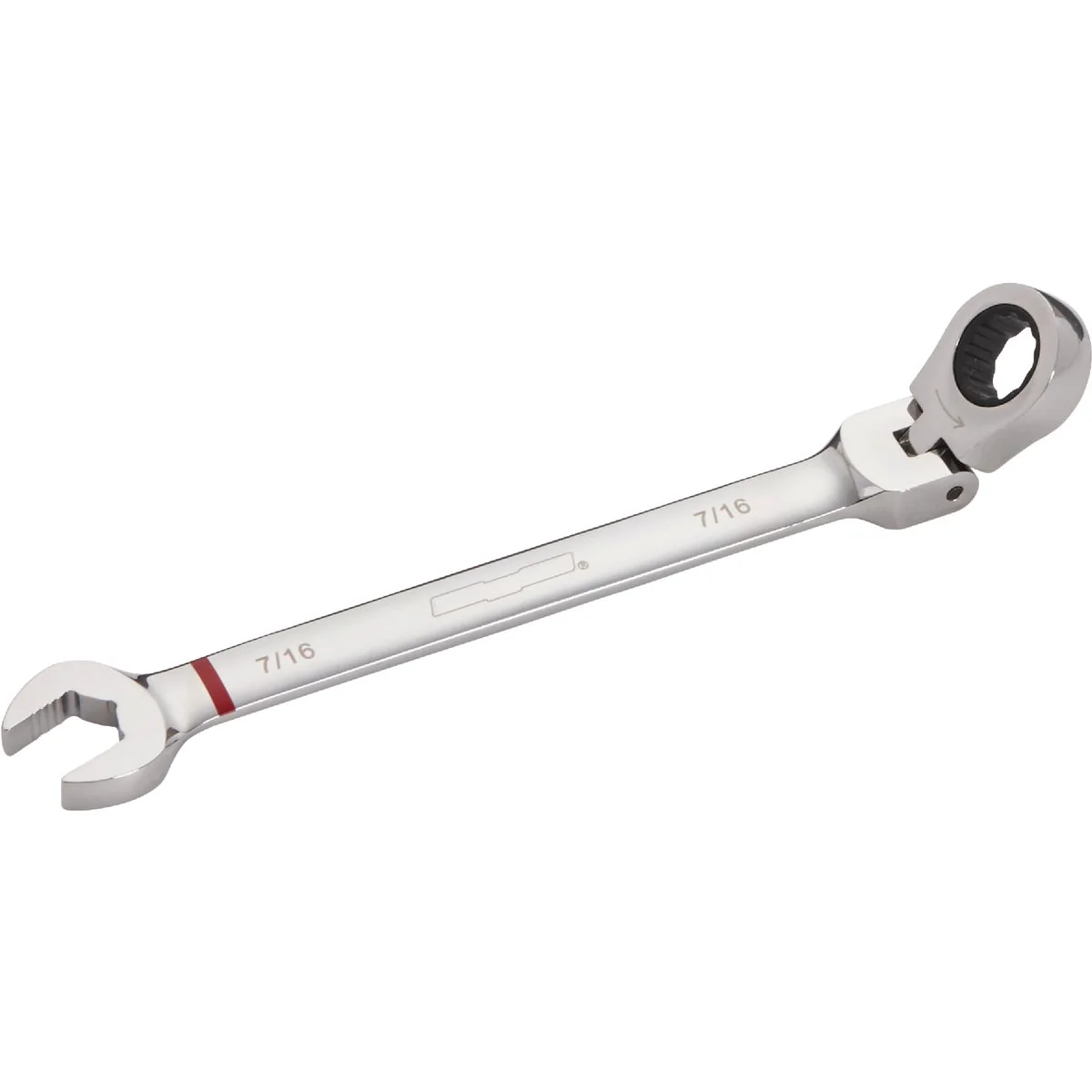World-Class Channellock Standard 7 16 In. 12-Point Ratcheting Flex-Head Wrench Green