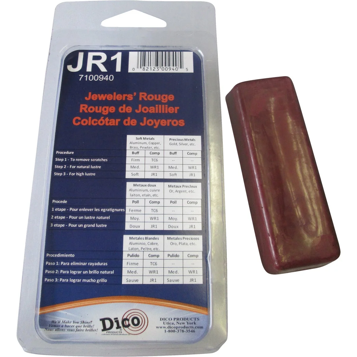 Casual Dico Jewelers Rouge 4 Oz. Buffing Compound Crafted
