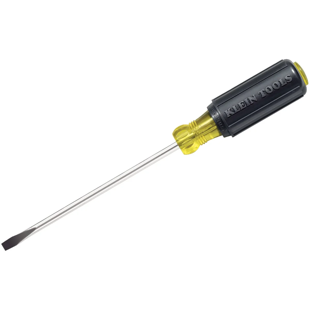 Solid Klein 1 4 In. x 6 In. Cabinet-Tip Slotted Screwdriver Natural