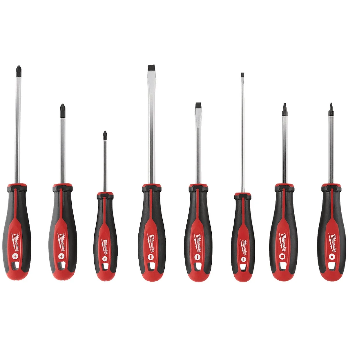 Breathable Milwaukee Screwdriver Set with Square Drive 8-Piece Responsible