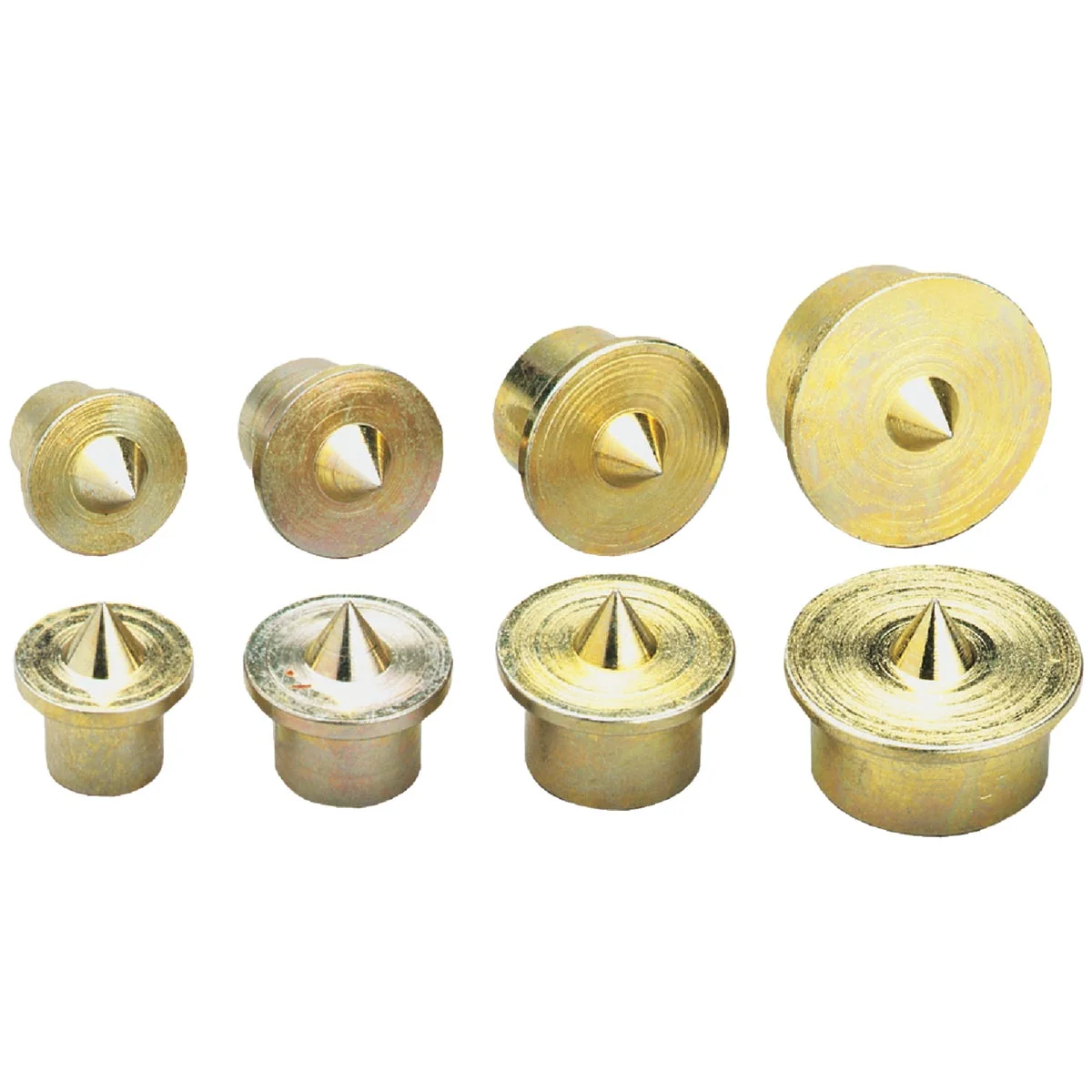 Secure Way Tools Plated Steel Dowel Center Set 8-Piece Environmentally Friendly