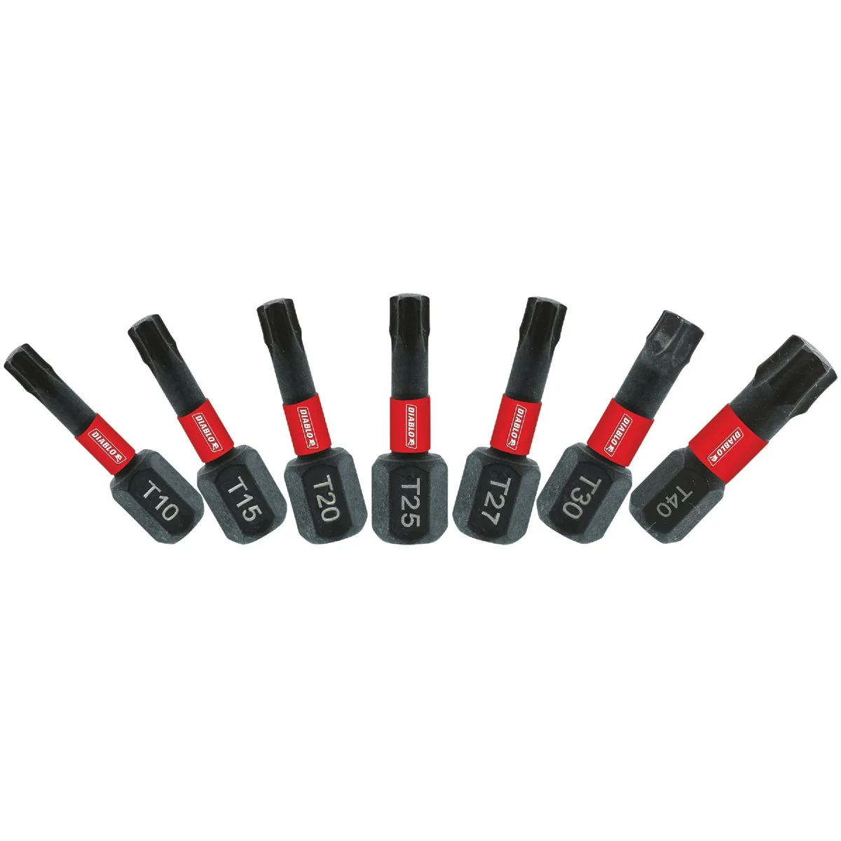 Stylish Diablo 1 In. Torx Security Impact Screwdriver Bit Set 7-Piece Flexible