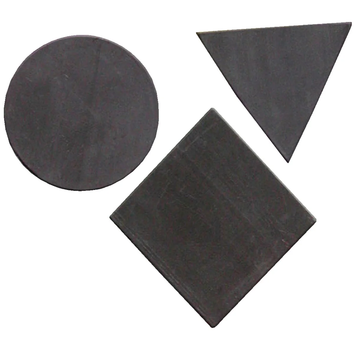 Contemporary Master Magnetics Black Assorted Magnetic Shapes 30-Pack Secure
