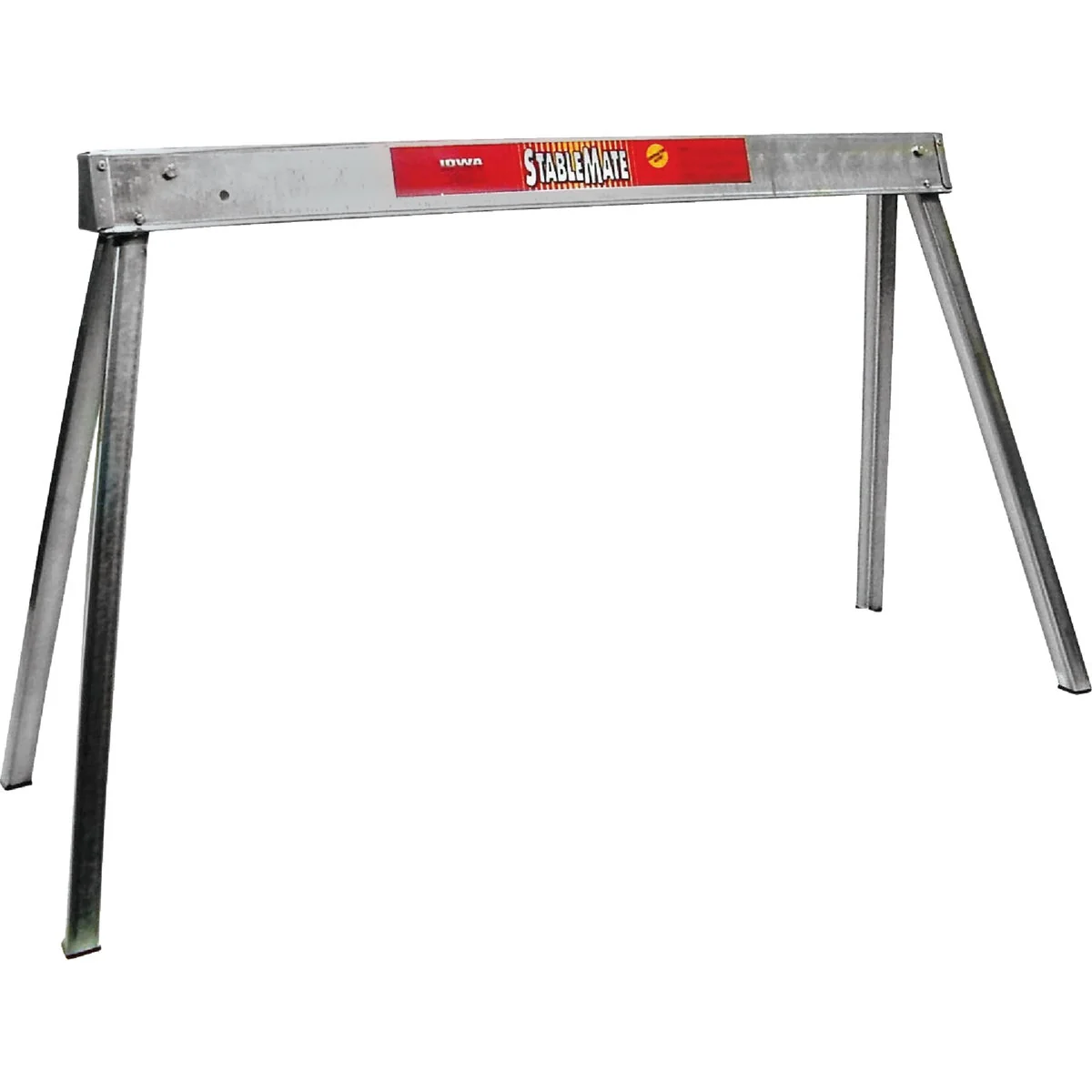Solid Stablemate 42 In. L Steel Folding Sawhorse 1000 Lb. Capacity Pure