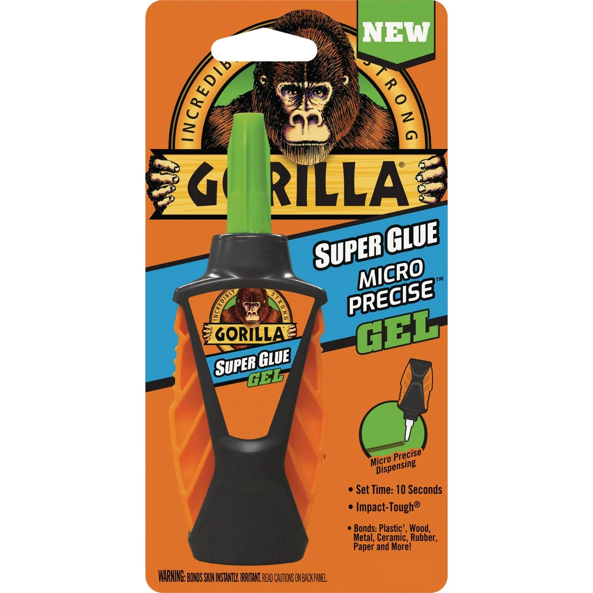 Exclusive Gorilla 0.19 Oz. Gel Micro Precise Super Glue User-Friendly