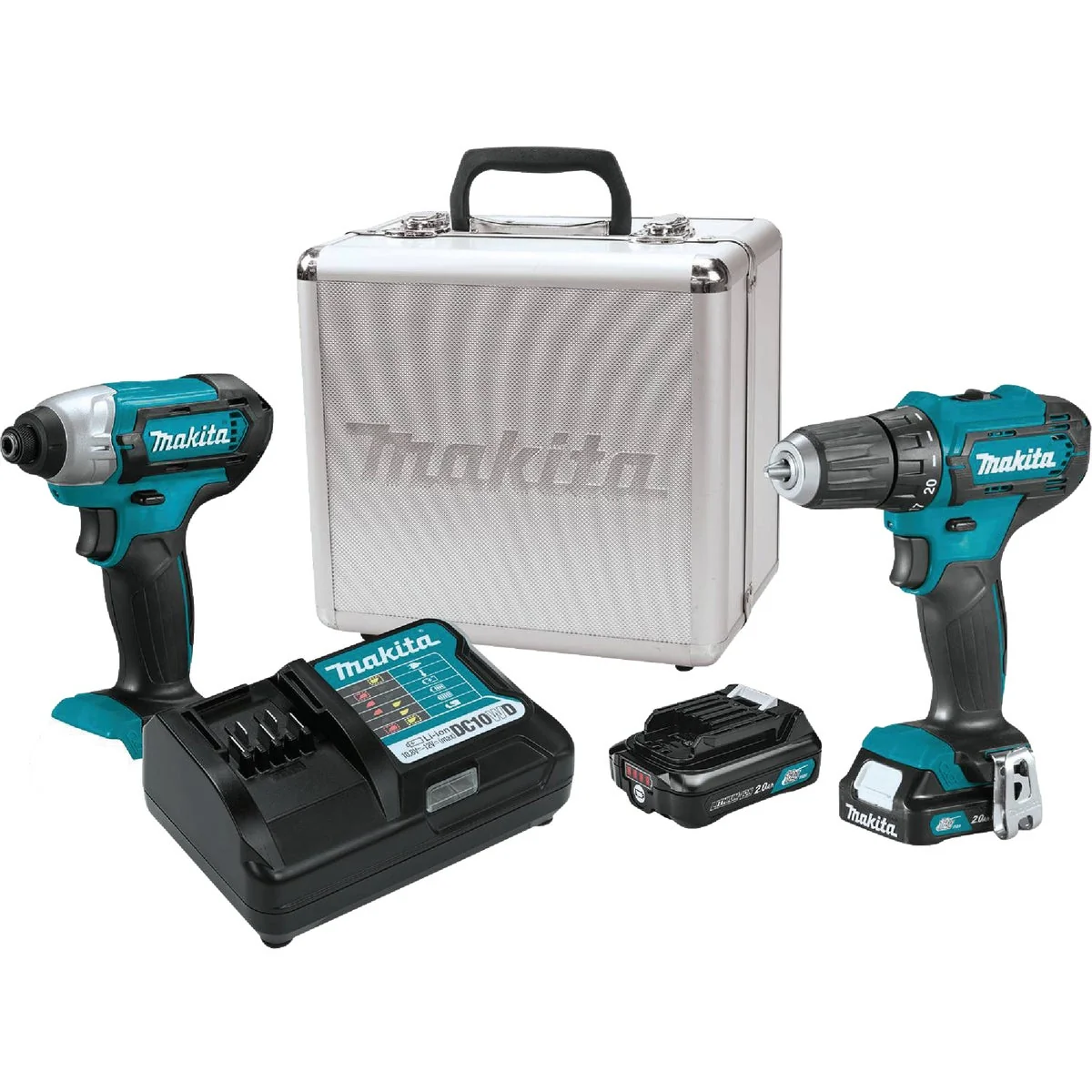 Fast Makita 2-Tool 12V Max CXT Lithium-Ion Compact Drill Driver Impact Driver Cordless Tool Combo Kit Proven