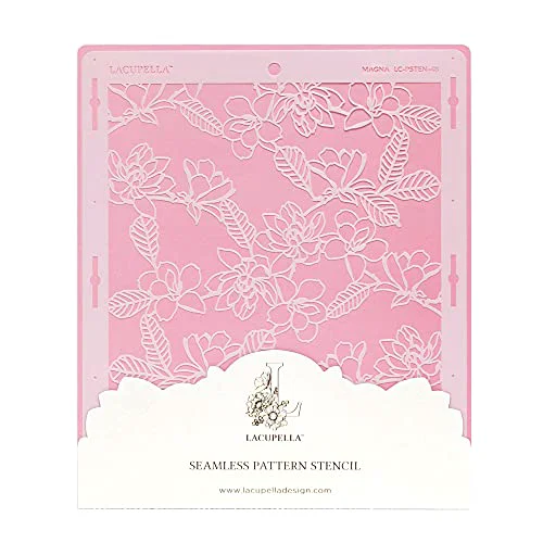 Soft Floral Cake Stencil Traditional