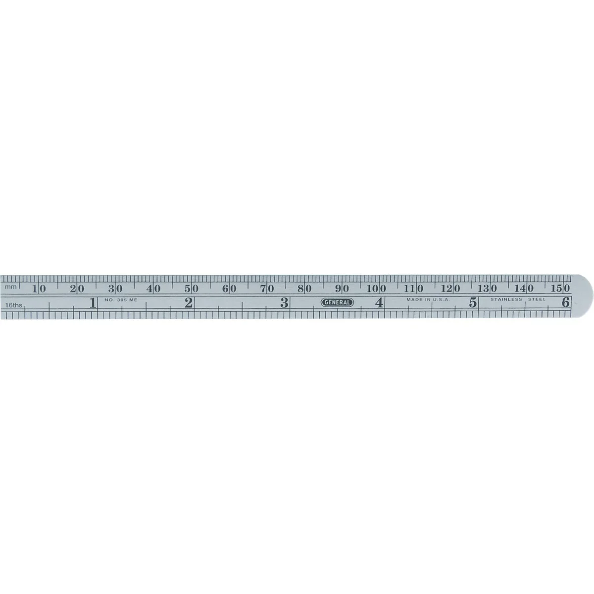 Premium General Tools 6 In. Flexible Steel Economy Precision Straight Edge Ruler Expertly Made
