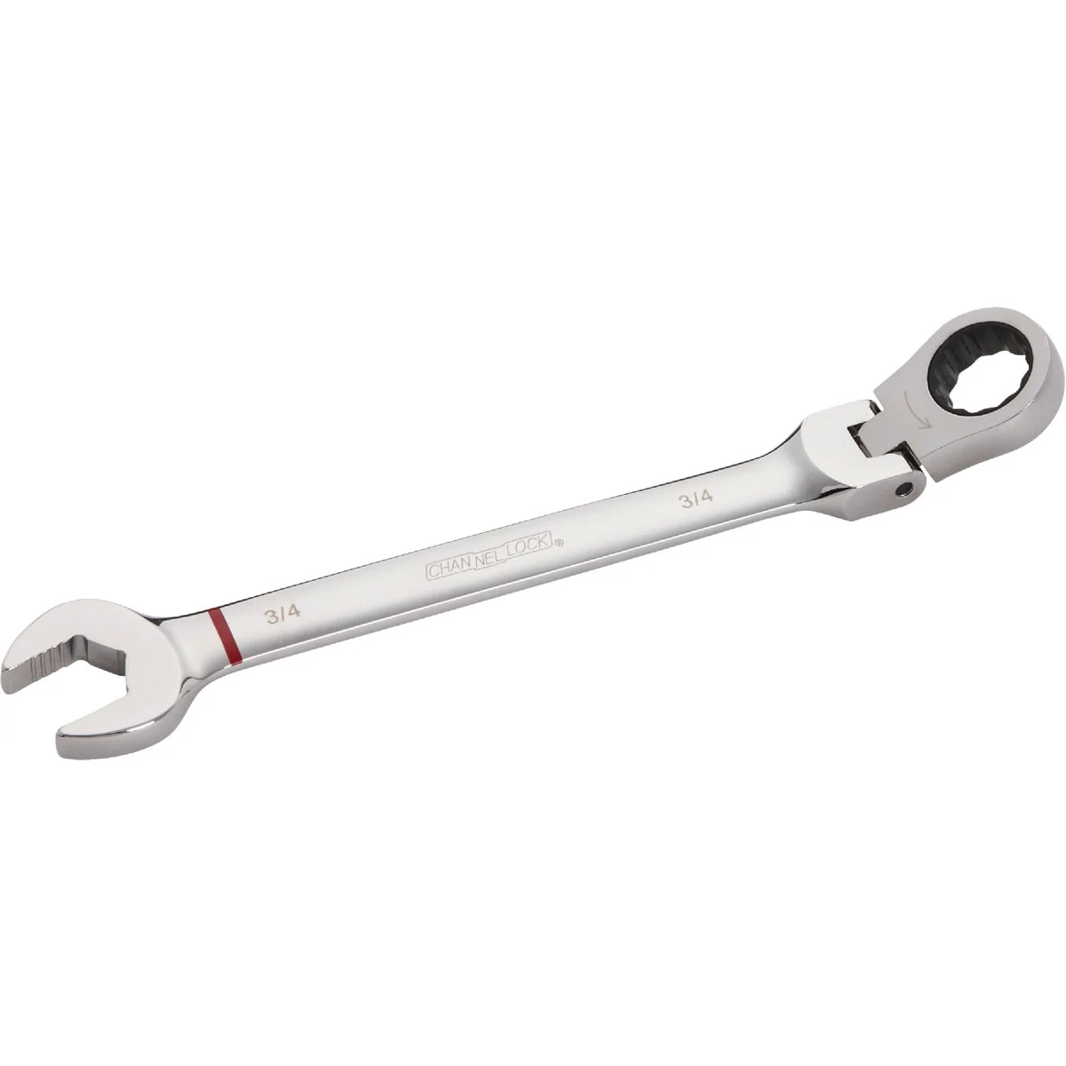 Efficient Channellock Standard 3 4 In. 12-Point Ratcheting Flex-Head Wrench Soft