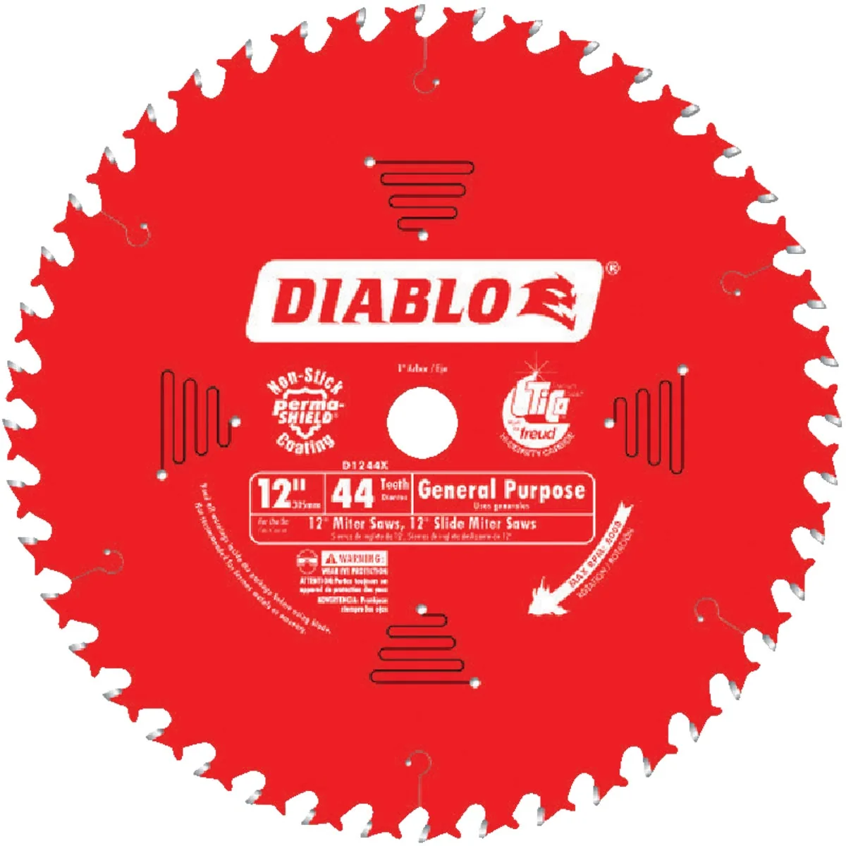 High-End Diablo 12 In. 44-Tooth General Purpose Circular Saw Blade Secure