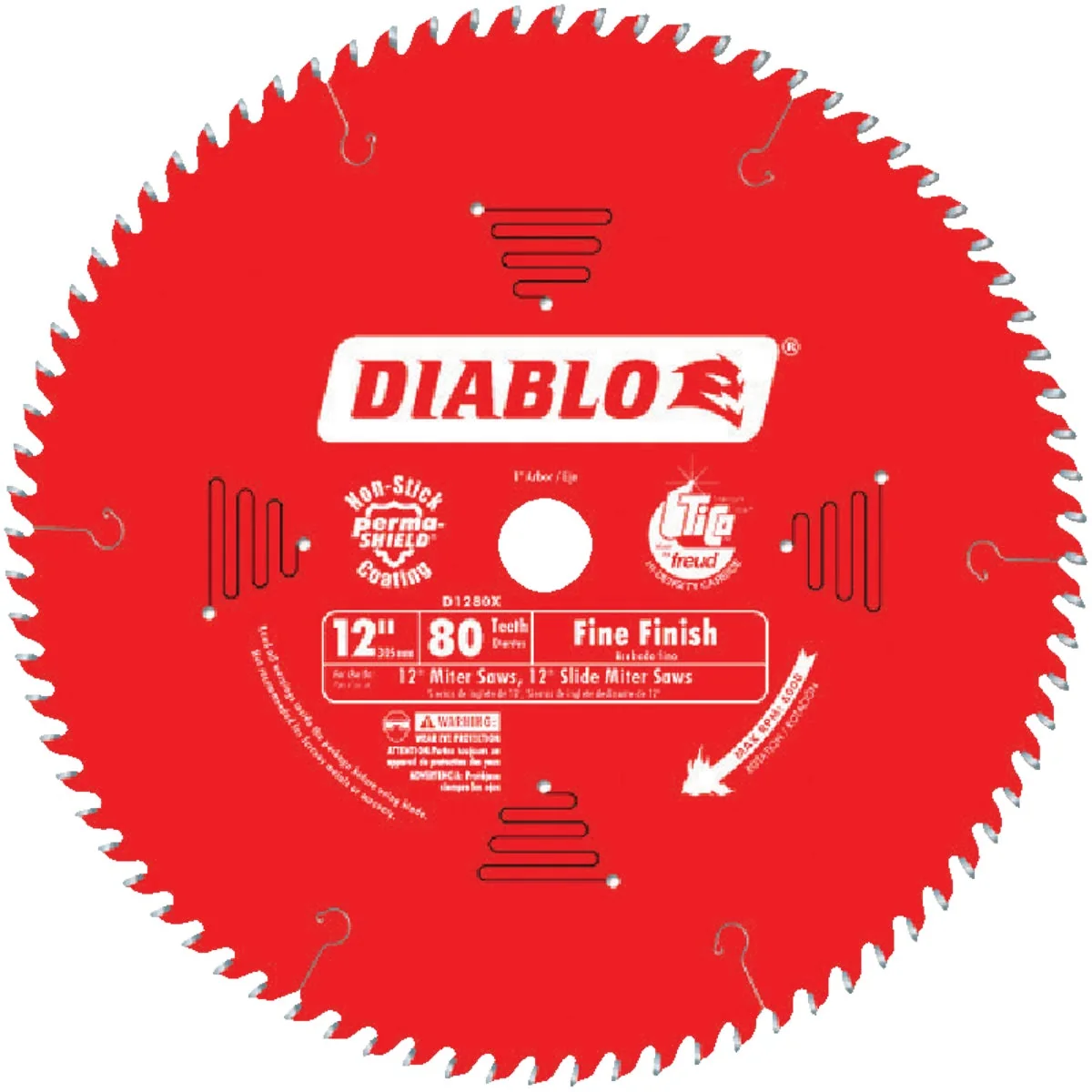Efficient Diablo 12 In. 80-Tooth Fine Finish Circular Saw Blade Lightweight