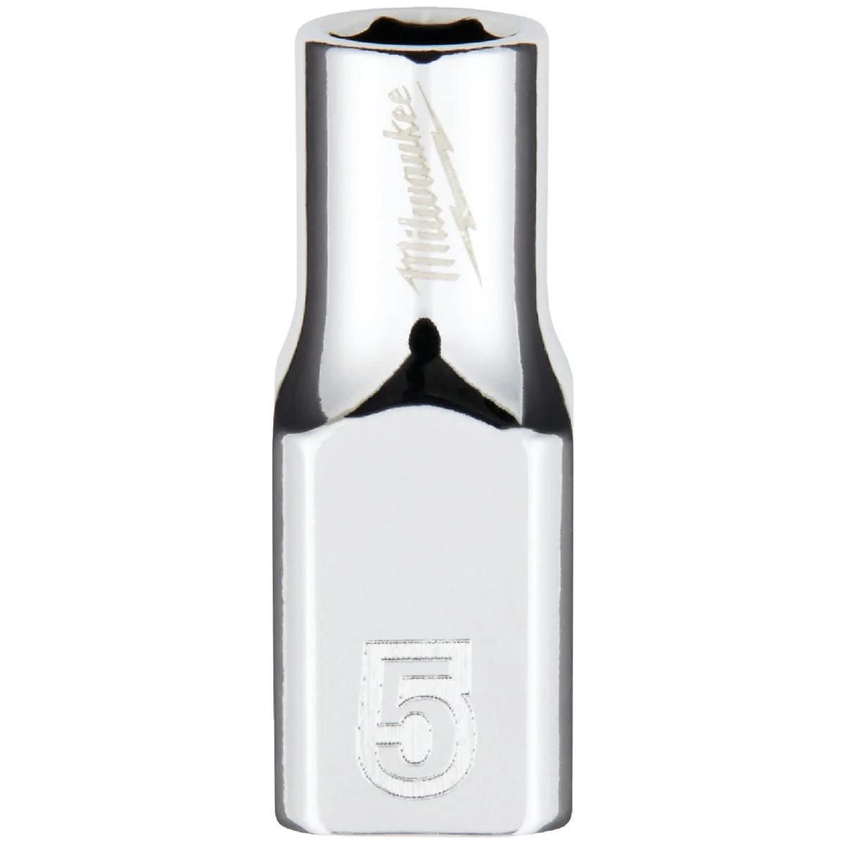 Specialty Milwaukee 1 4 In. Drive 5 mm 6-Point Shallow Metric Socket with FOUR FLAT Sides High-End