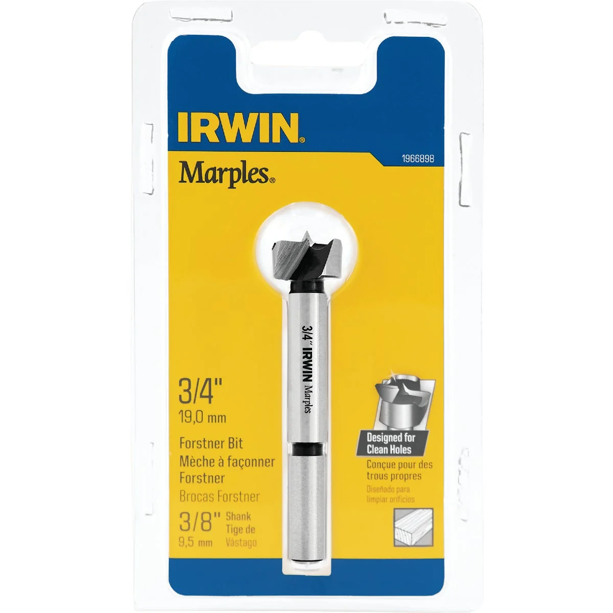 Comfortable Irwin Marples 3 4 In. x 3-1 2 In. Reduced Forstner Drill Bit Stylish