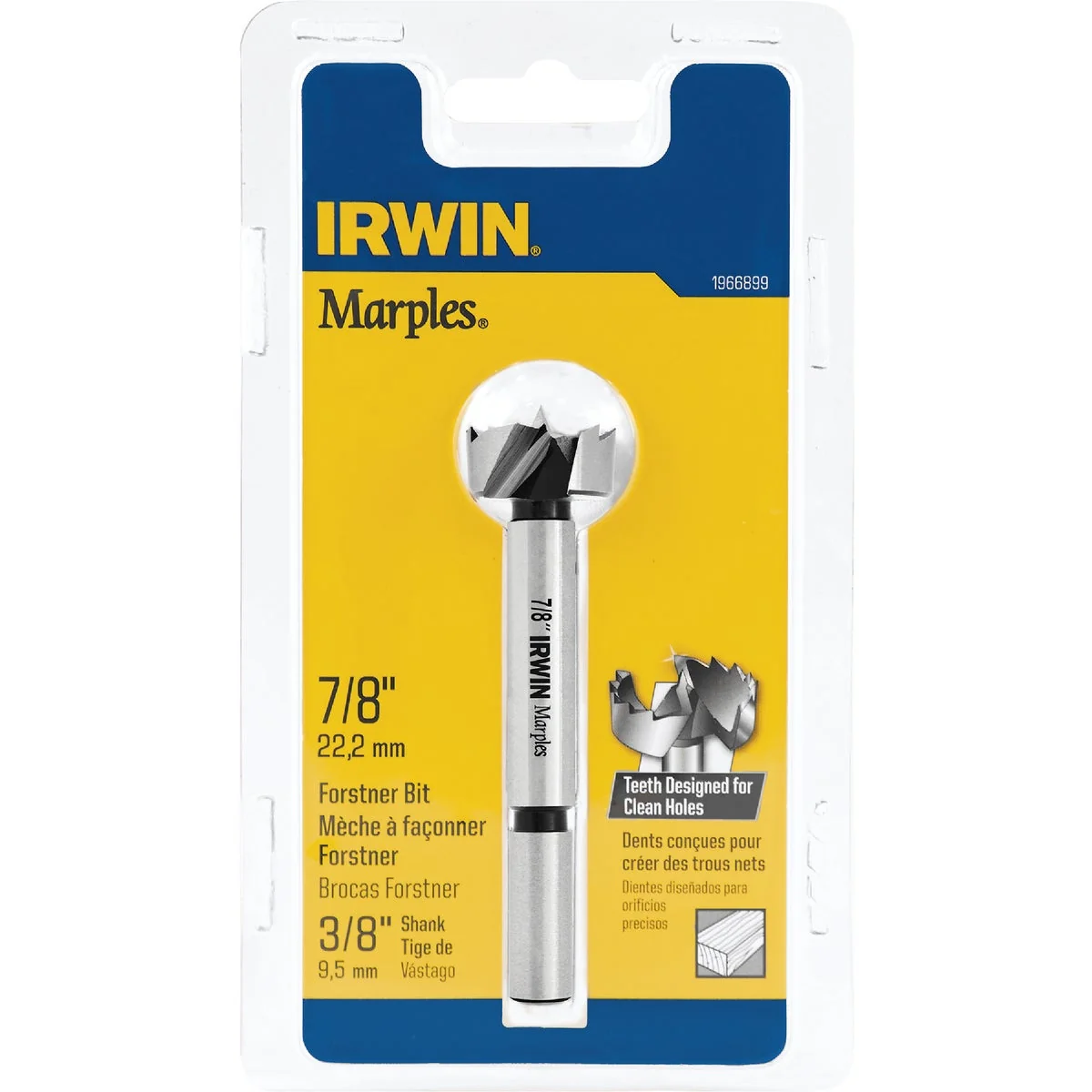 Reliable Irwin Marples 7 8 In. x 3-1 2 In. Reduced Forstner Drill Bit Premium
