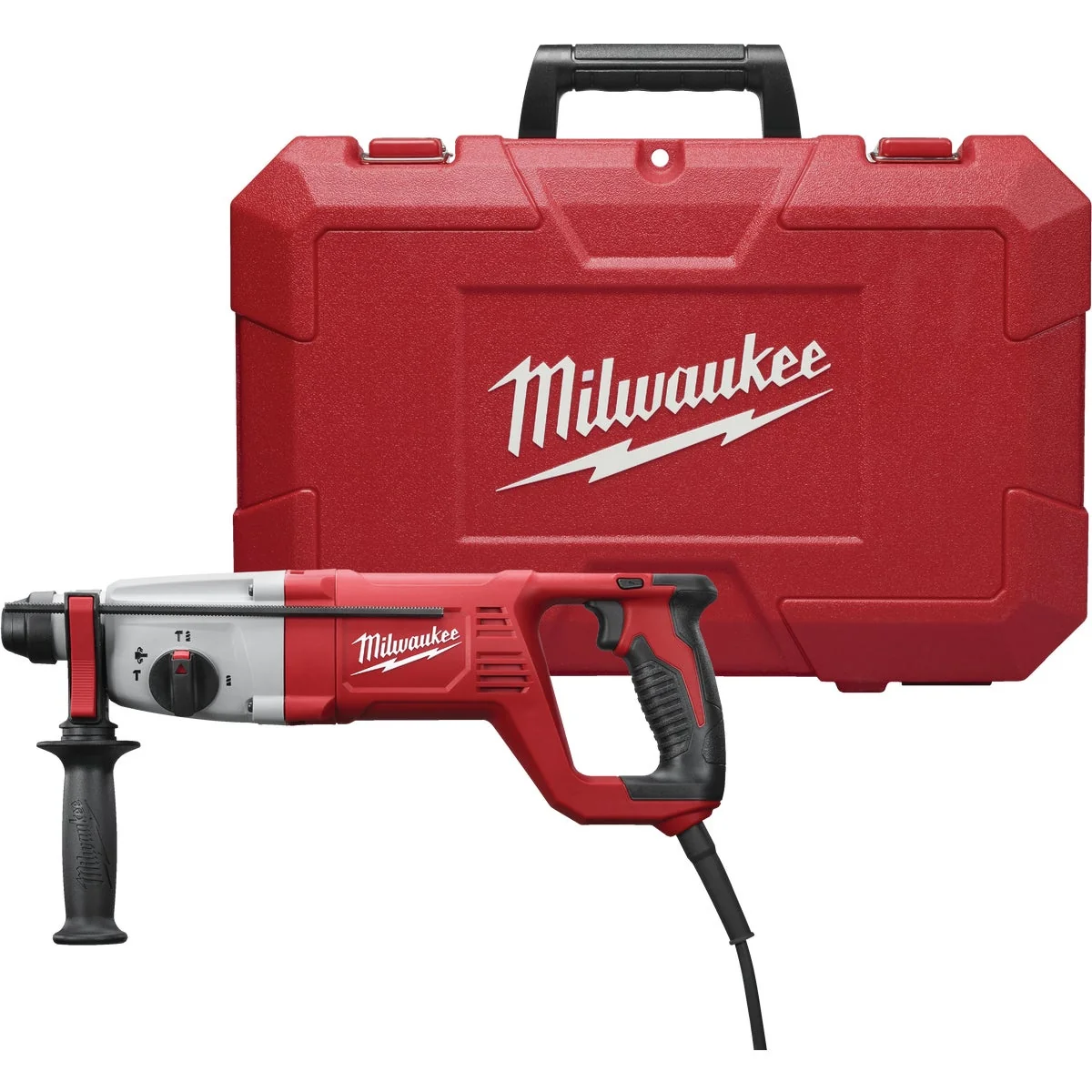 Comfortable Milwaukee 1 In. SDS-Plus 8.0-Amp Electric Rotary Hammer Drill Genuine