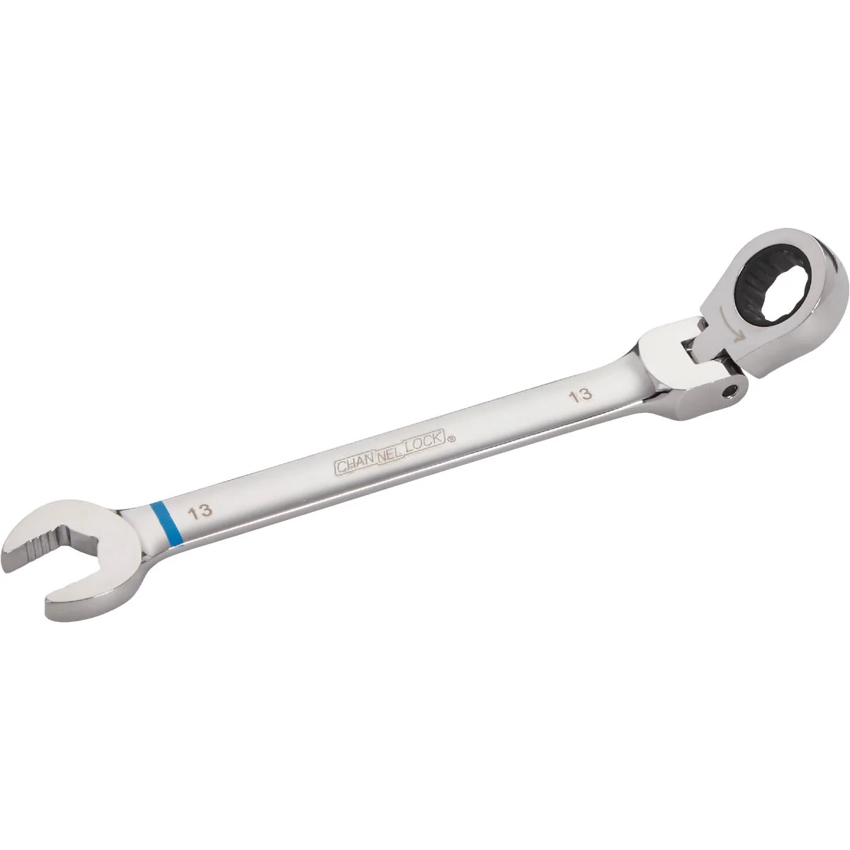 Expertly Made Channellock Metric 13 mm 12-Point Ratcheting Flex-Head Wrench Environmentally Friendly
