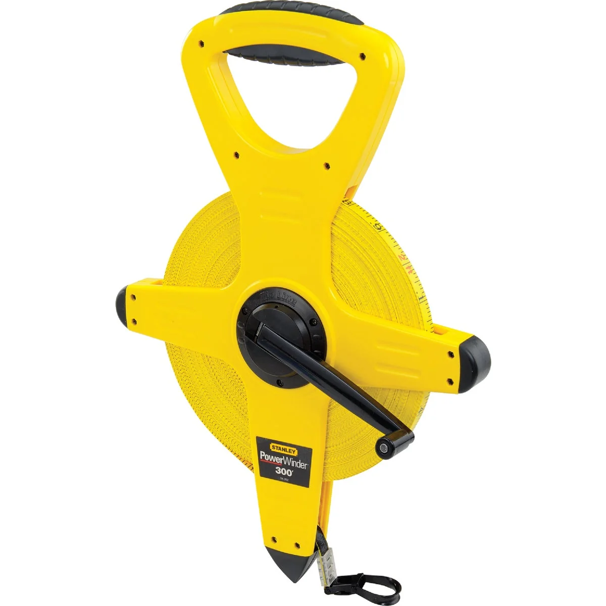 Safe Stanley PowerWinder 300 Ft. Fiberglass Open Reel Tape Organic