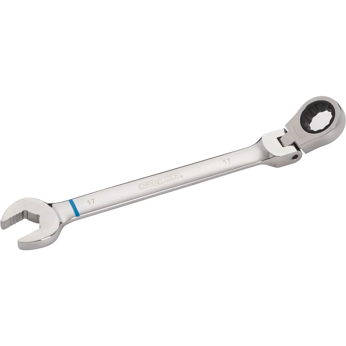 World-Class Channellock Metric 17 mm 12-Point Ratcheting Flex-Head Wrench Artisan