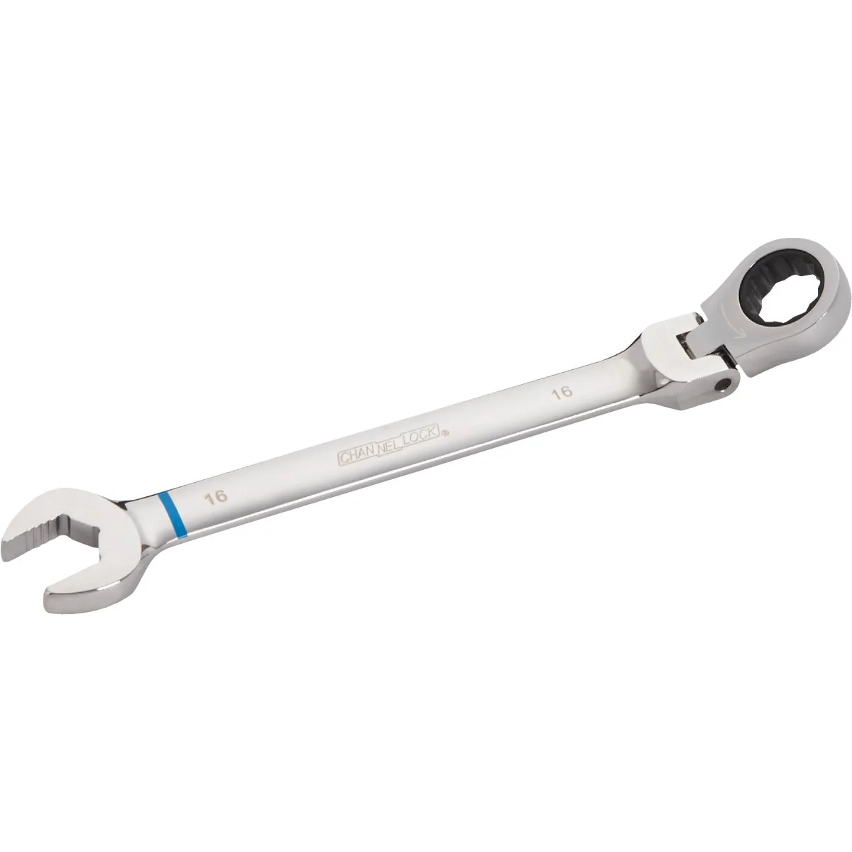 Effective Channellock Metric 16 mm 12-Point Ratcheting Flex-Head Wrench Excellent