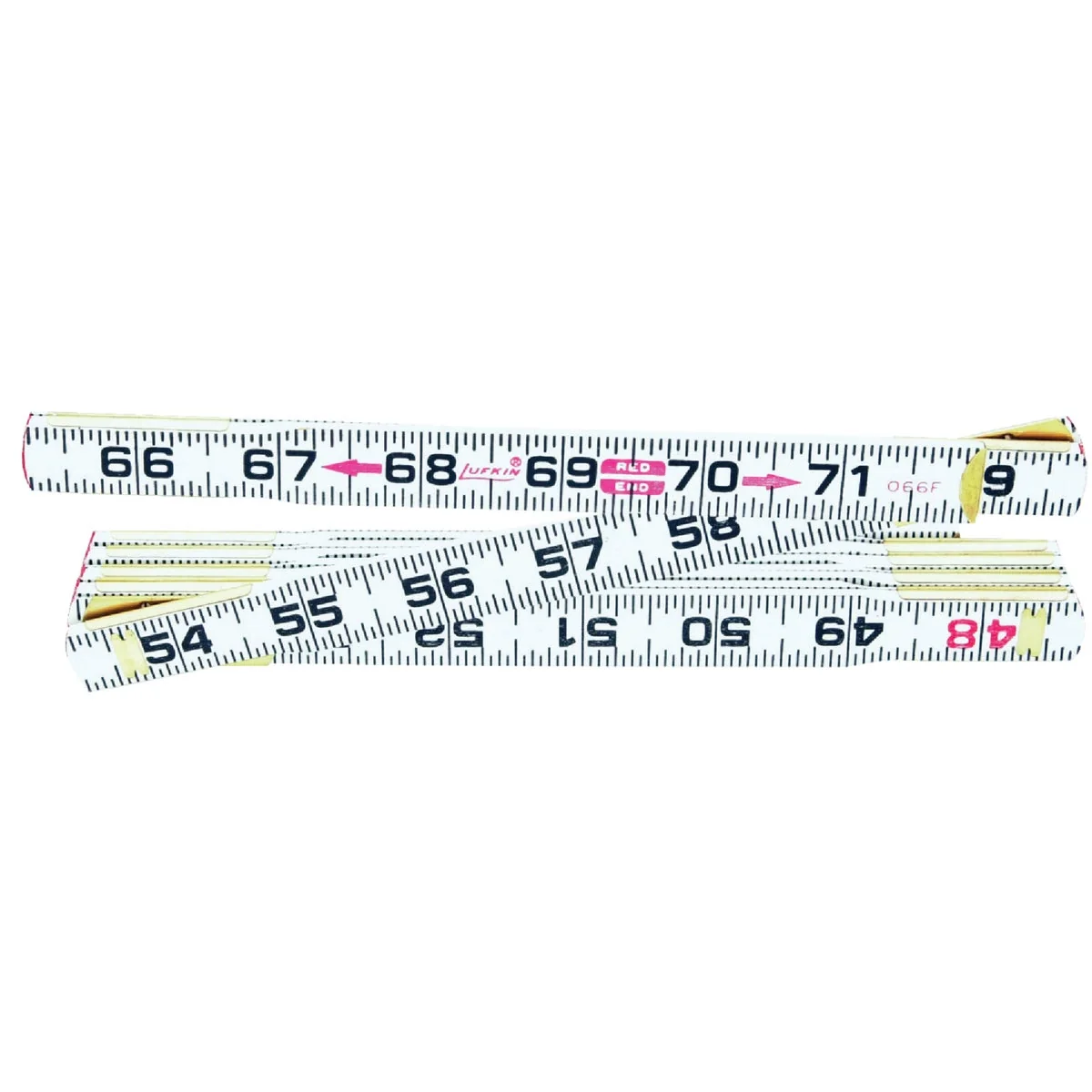 Unique Lufkin 6 Ft. x 5 8 In. Flat Reading Folding Rule Consistent