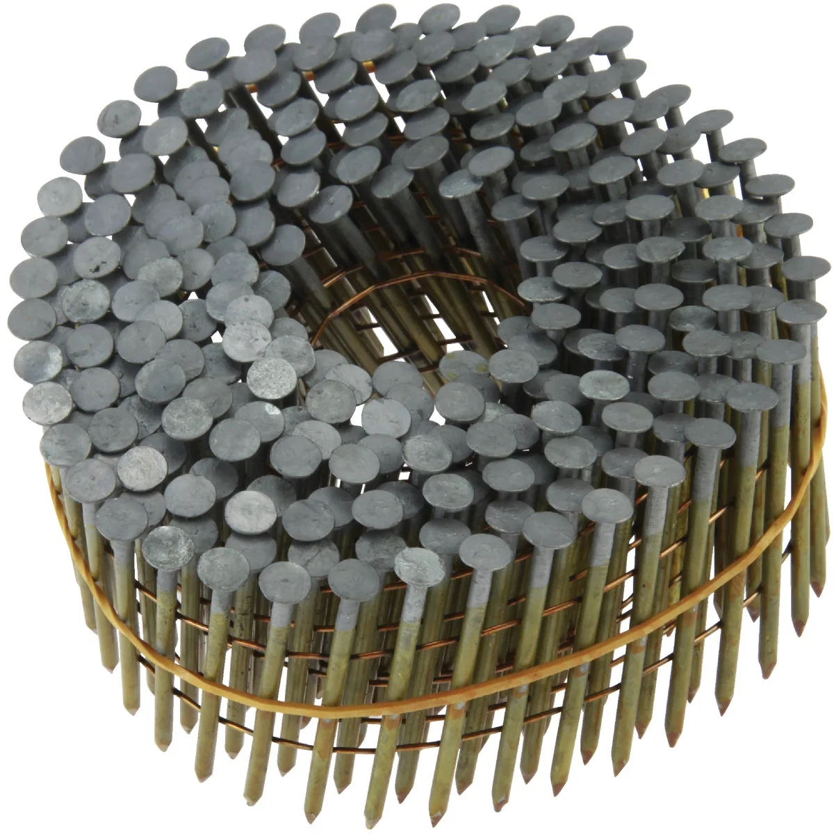 Expertly Made Grip-Rite 15 Degree Wire Weld Hot-Dipped Galvanized Coil Framing Nail 3-1 4 In. x .099 In. 3500 Ct. Professional