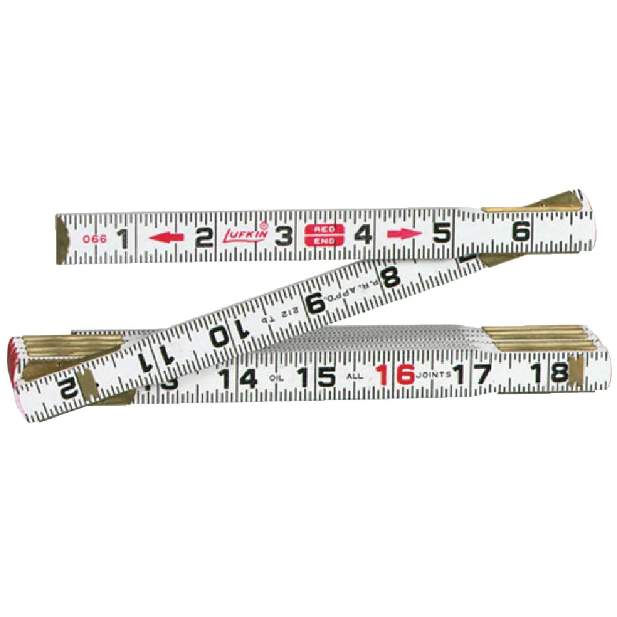Fashionable Lufkin 6 Ft. x 5 8 In. Flat Reading Folding Rule Healthy