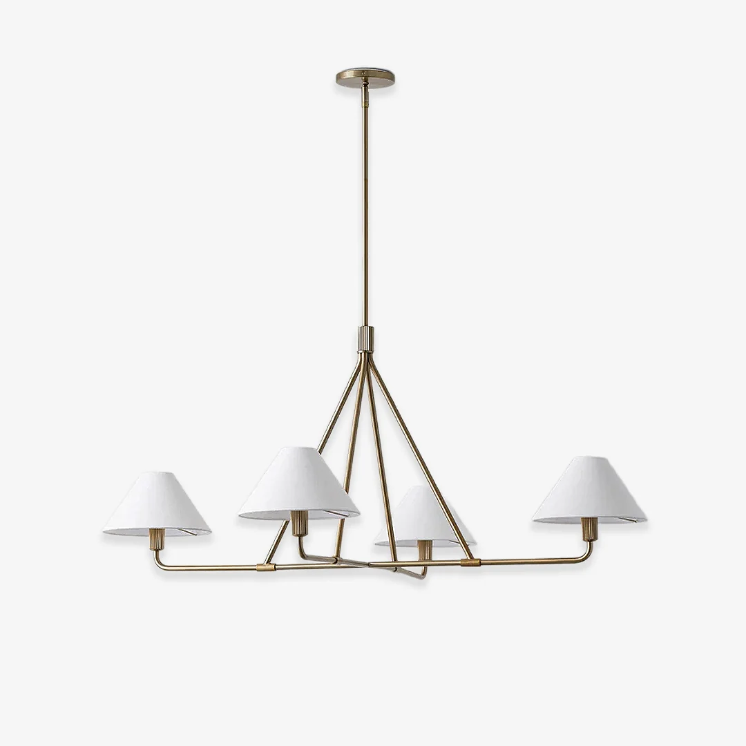 World-Class Moderne Linnen Kap Eetkamer Kroonluchter Relaxed