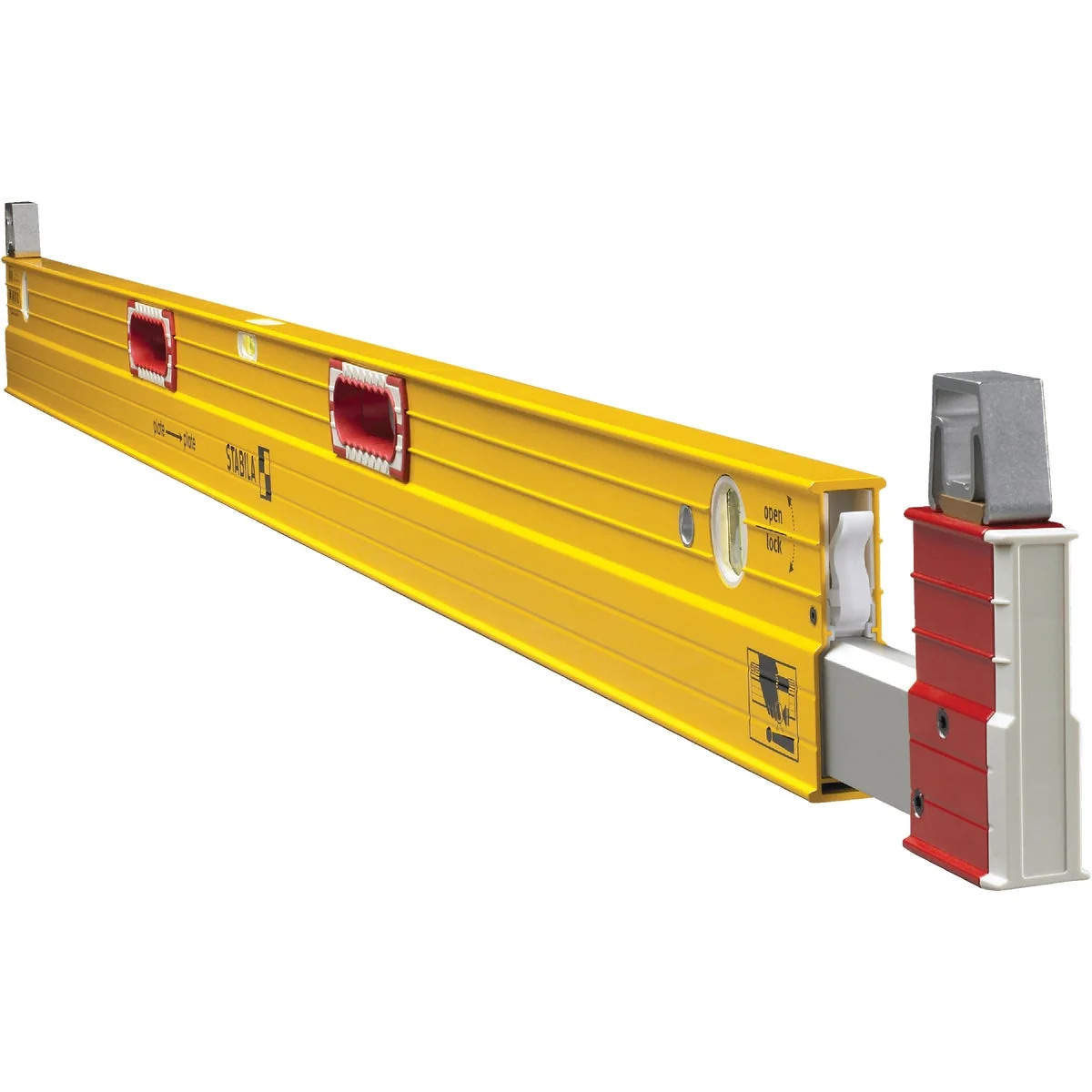 Advanced Stabila 6 Ft. to 10 Ft. Aluminum Extendable Plate to Plate Box Level Reliable