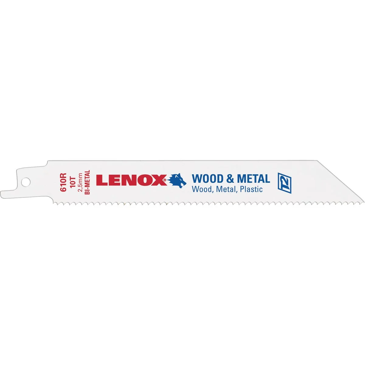 World-Class Lenox 6 In. 10 TPI Wood Metal Reciprocating Saw Blade Fast